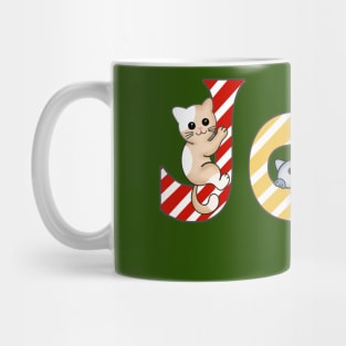 Happy Merry Cat Christmas Mug